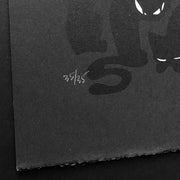 Black Cat Nap 13th Anniversary Serigraph #35/35 22.5x26"