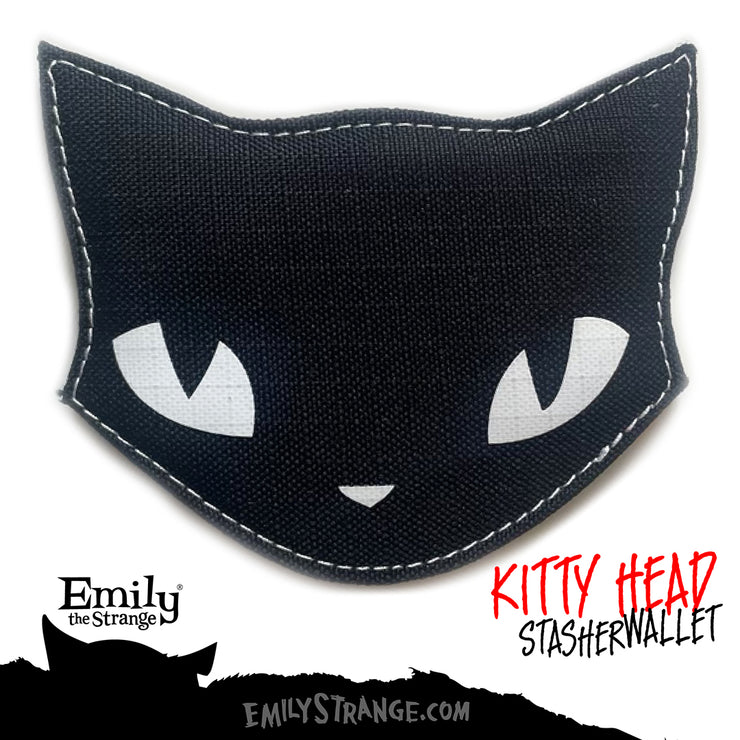 Kitty Head Stasher Wallet