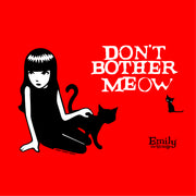Don't Bother Meow Red Fitted Tee