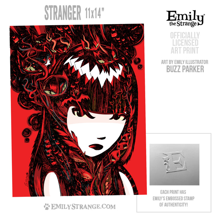 Stranger 11x14" Art Print Framed or Unframed