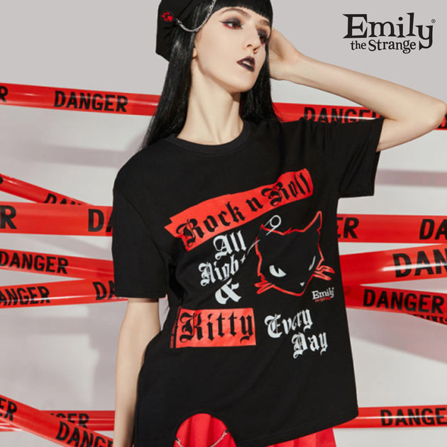 Dolls Kill, Emily The Strange Graphic Tee Crop Top Togo