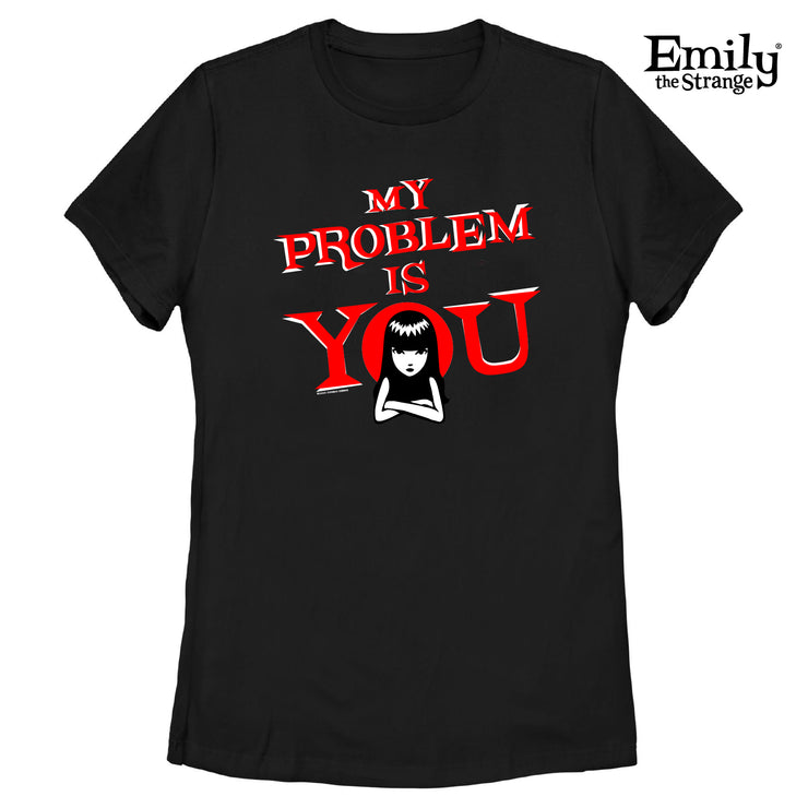 My Problem is YOU! Black Fitted Tee