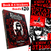 Emily the Strange #3 Dark Times Paperback with Stickers