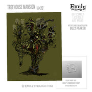 Treehouse Mansion #3/6 16x20 Embellished Art Print