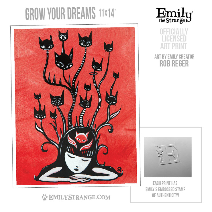 Grow Your Dreams 11x14" Art Print Framed or Unframed