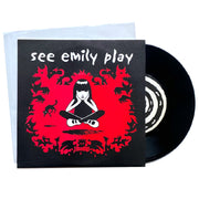 See Emily Play 45rpm 7inch vinyl +RARE Stickers