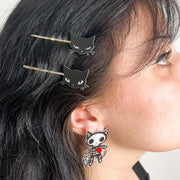 Emily The Strange Cat Posse Bobby Pins Set