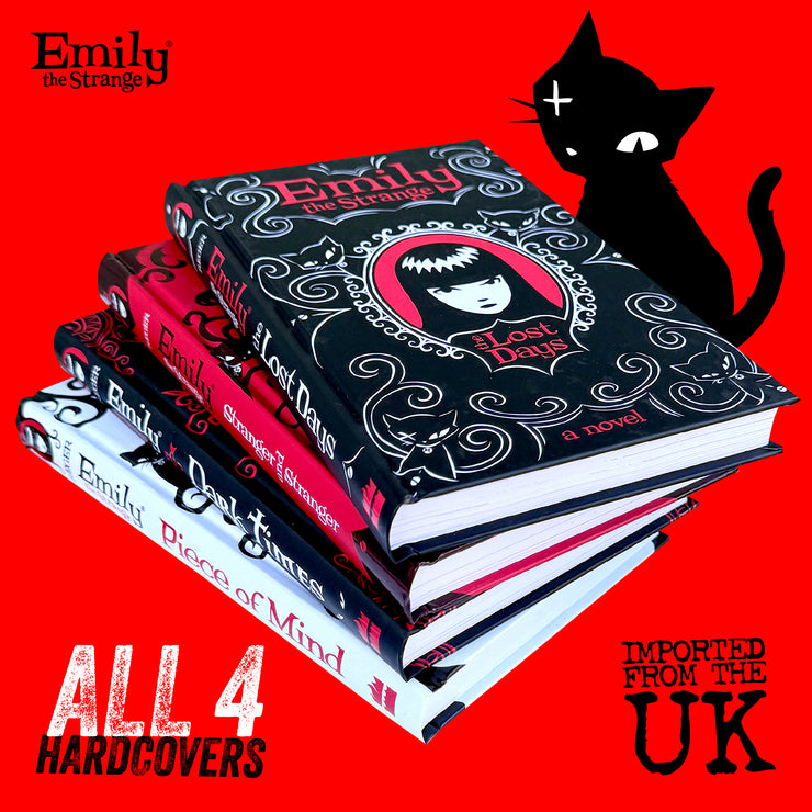 Emily the Strange Hardcover Novel Set All Four Books