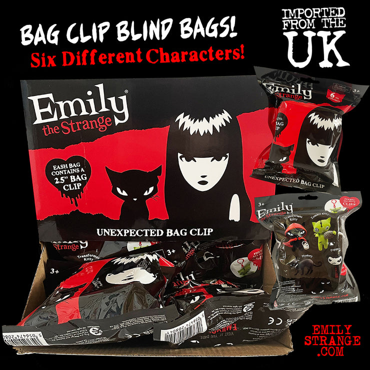 Emily the Strange Bag Clips Blind Box