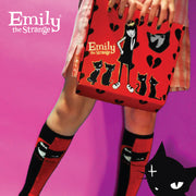 Emily The Strange Knee High Socks 6 Pair Gift Box