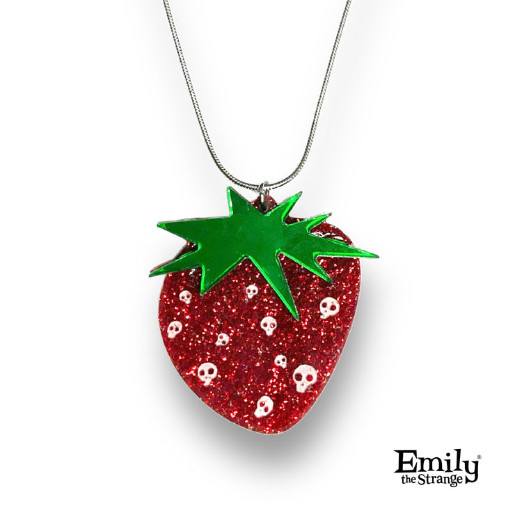 Emily The Strange Skullberry Necklace