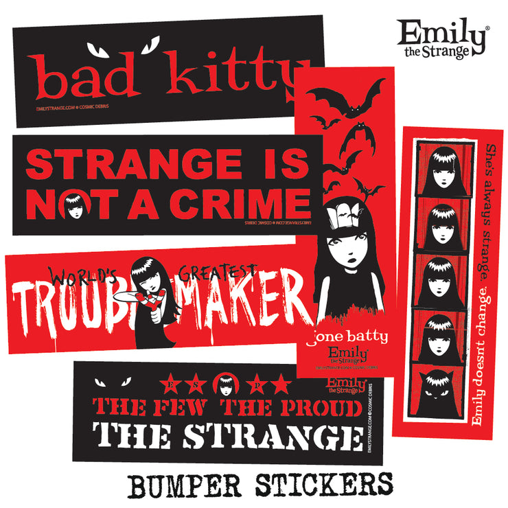 NEW 6-Pack Emily Bumper Stickers