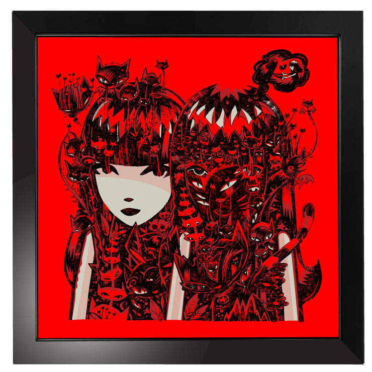 Me And My Shadow 11x14" Art Print Framed or Unframed