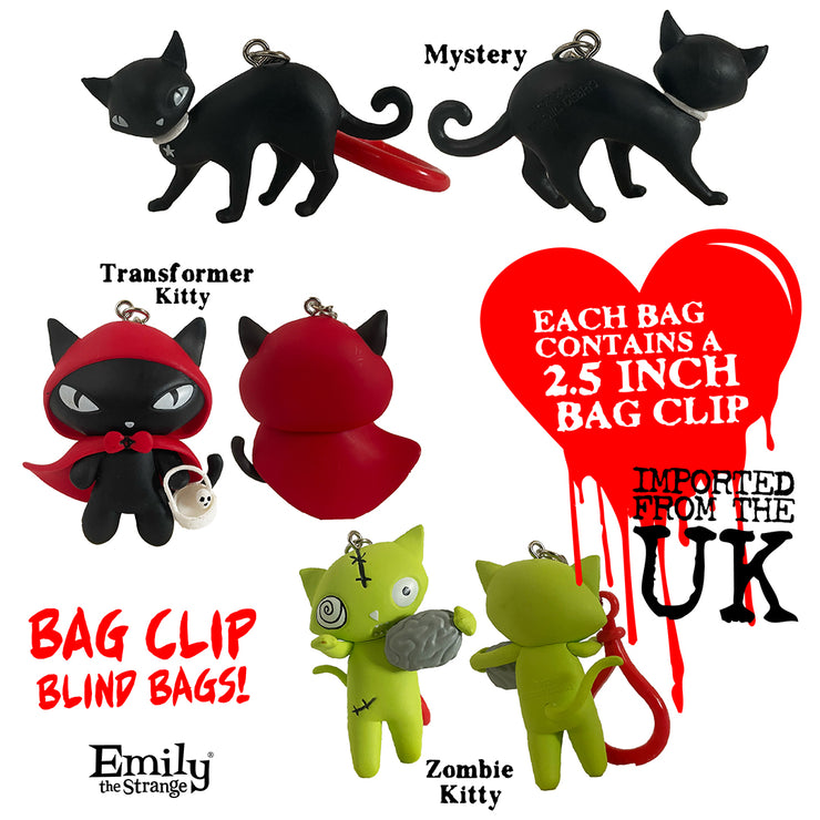 Emily the Strange Bag Clips Blind Box