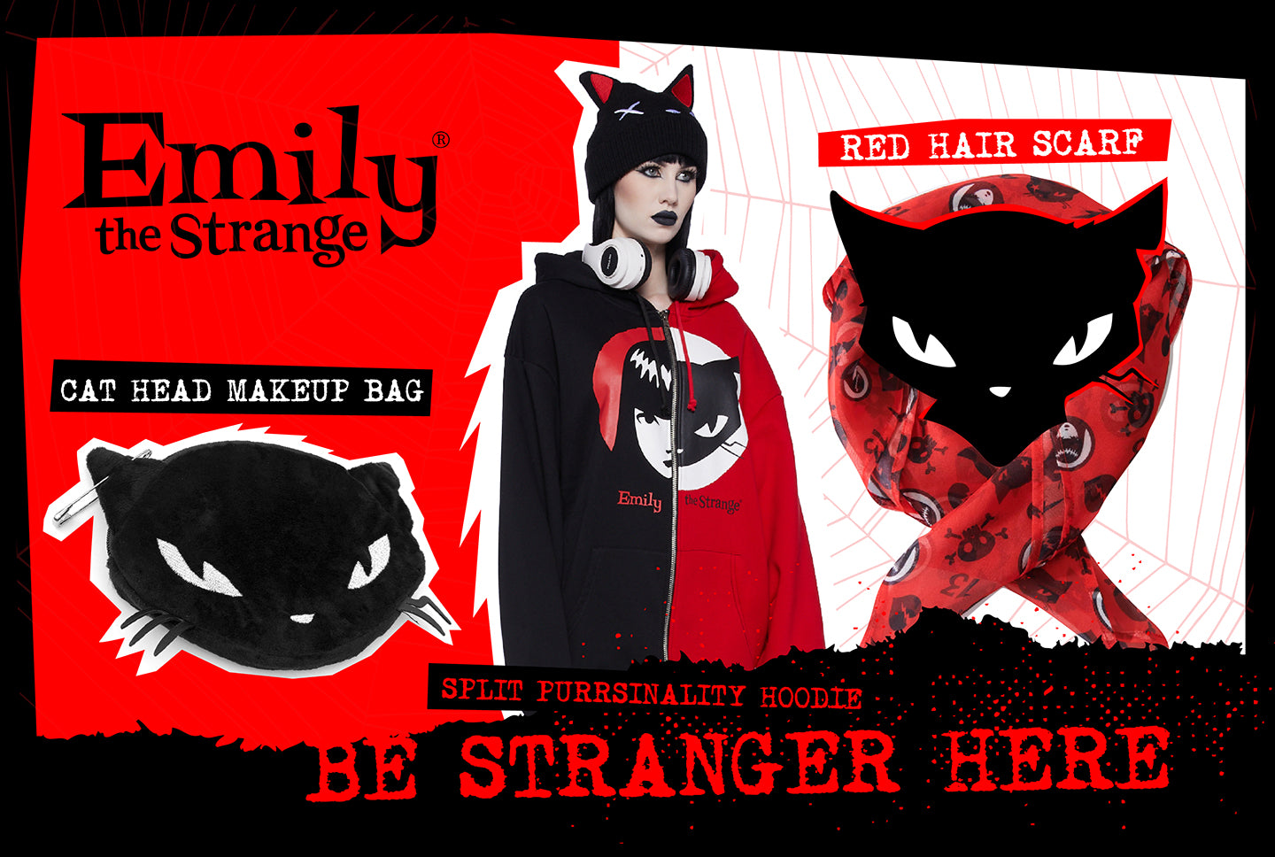 Emily The Strange Clothing, Books, Accessories, Art & Attitude!