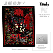 Late Night Mind Lab 11x14" Art Print Framed or Unframed