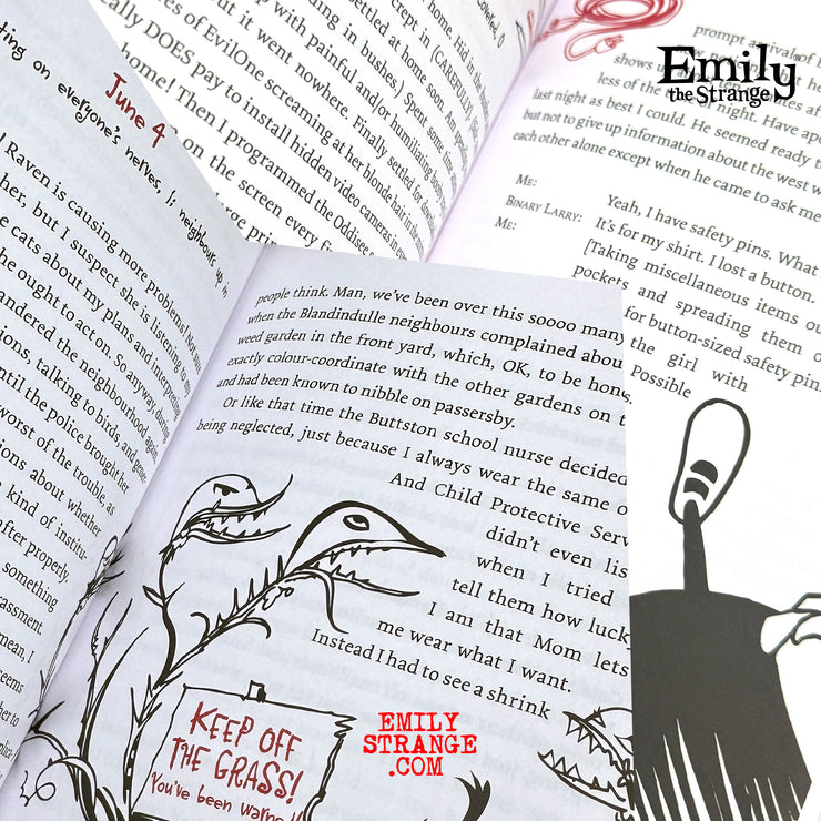 Emily the Strange Stranger And Stranger Hardcover Novel