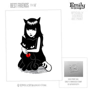 Best Friends 11x14" Art Print Framed or Unframed