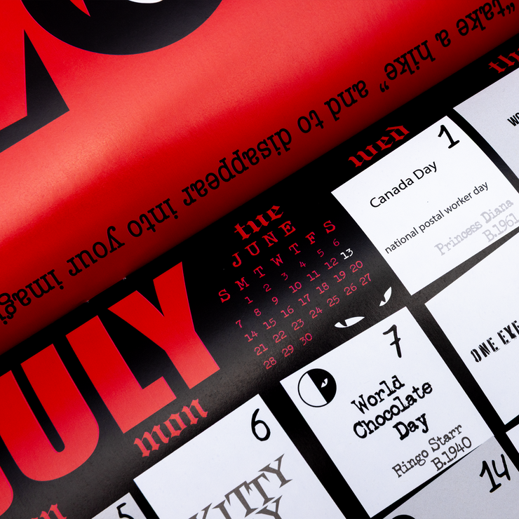 2026 Emily the Strange Calendar