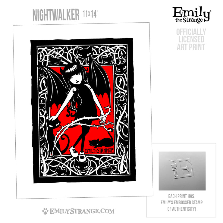 Nightwalker 11x14" Art Print Framed or Unframed