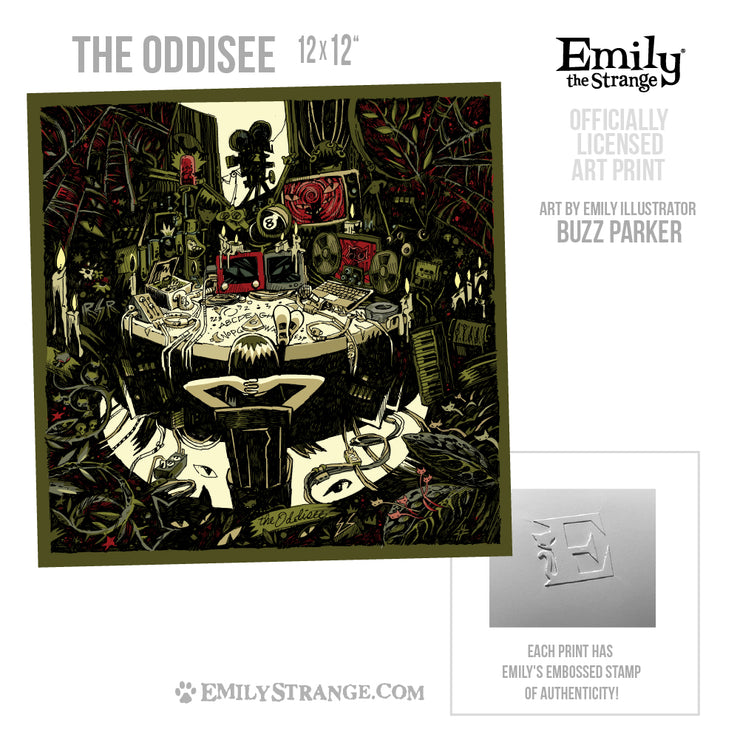 The Oddisee 12x12" Art Print Framed or Unframed