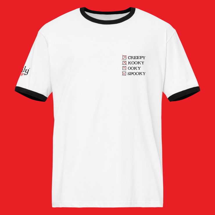 Creepy, Kooky, Ooky, & Spooky Ringer Tee