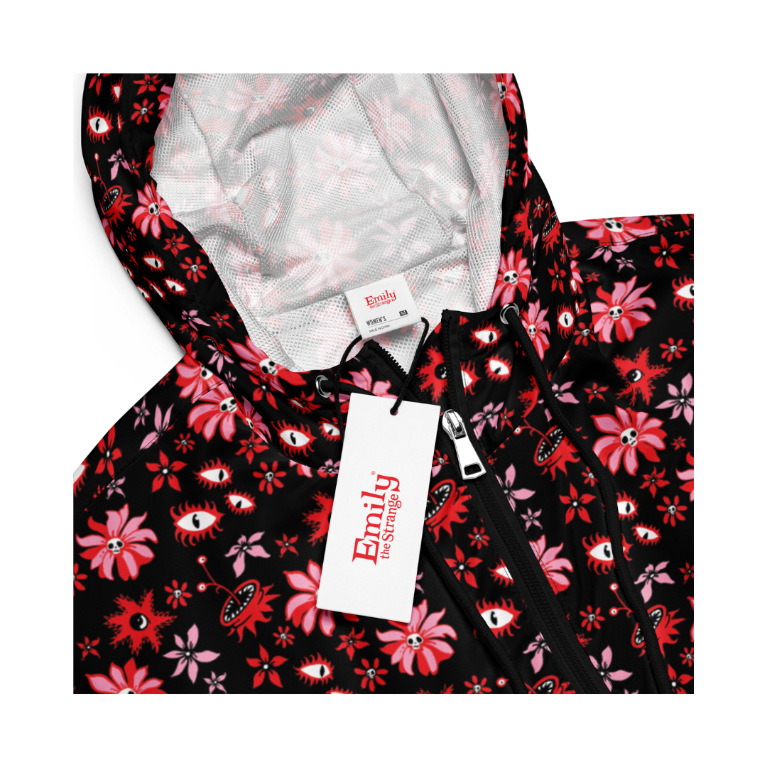 Strange Flowers Cropped Windbreaker