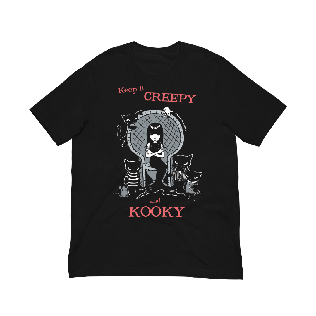 Keep It Creepy and Kooky Black Tee