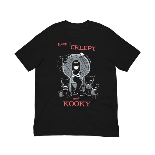 Keep It Creepy and Kooky Black Tee