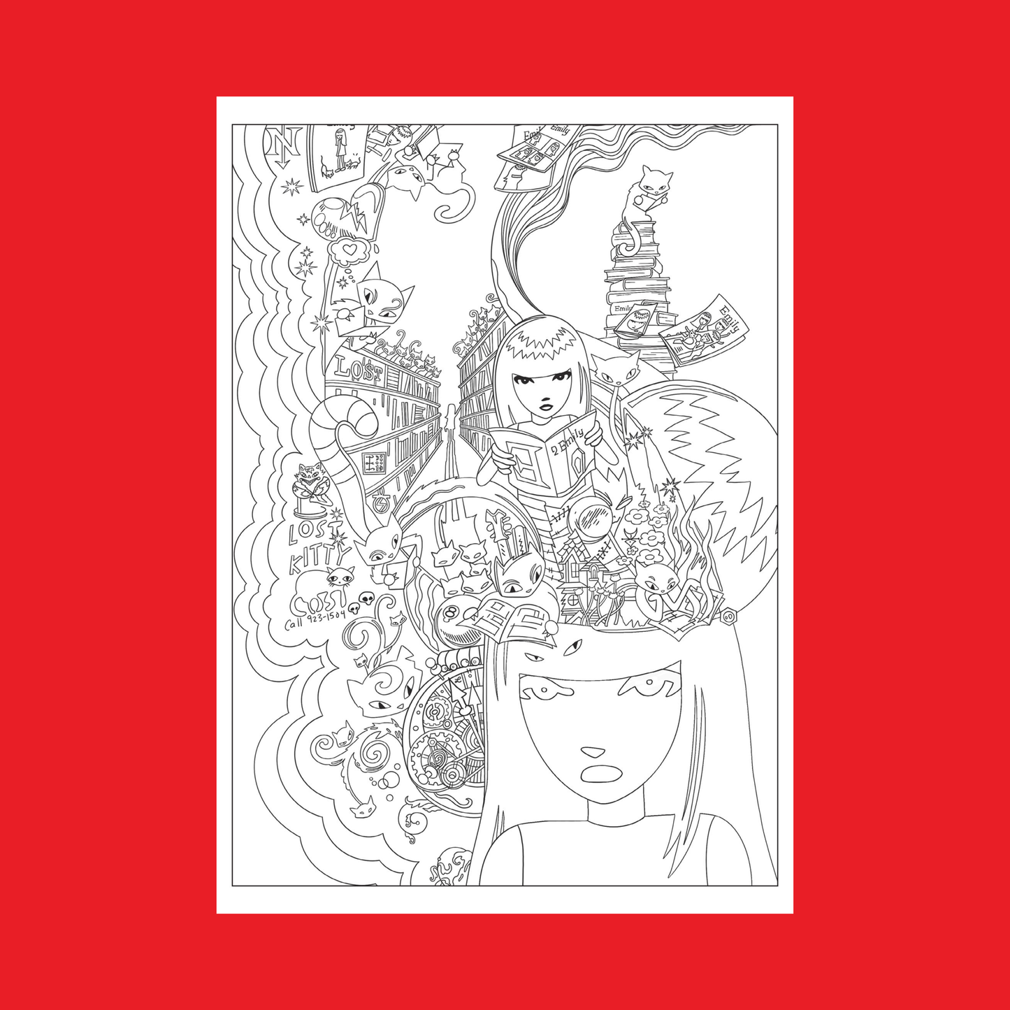 Emily the Strange Coloring Book