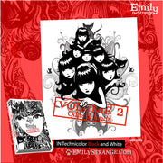 Emily The Strange Vol 2 Scrapbook History of Emily +10 Stickers