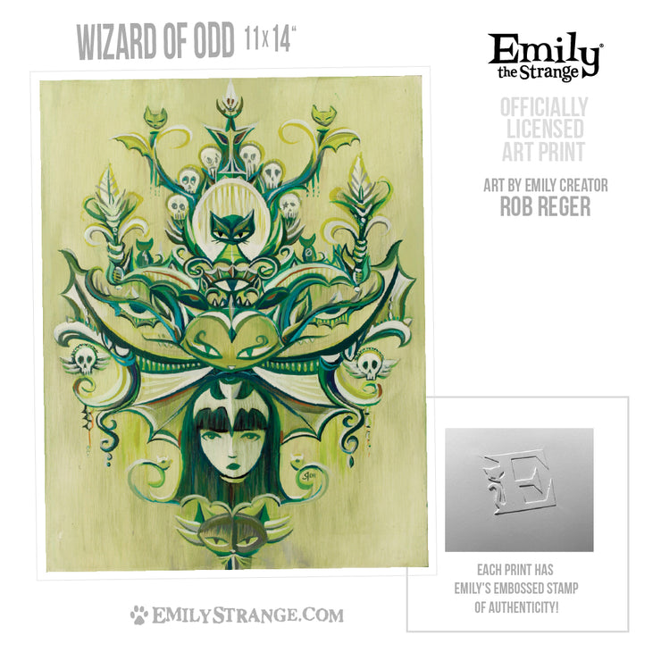 Wizard of Odd 11x14" Art Print Framed or Unframed