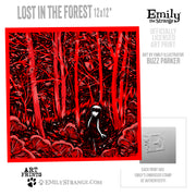 Lost In The Forest 12x12" Art Print Framed or Unframed