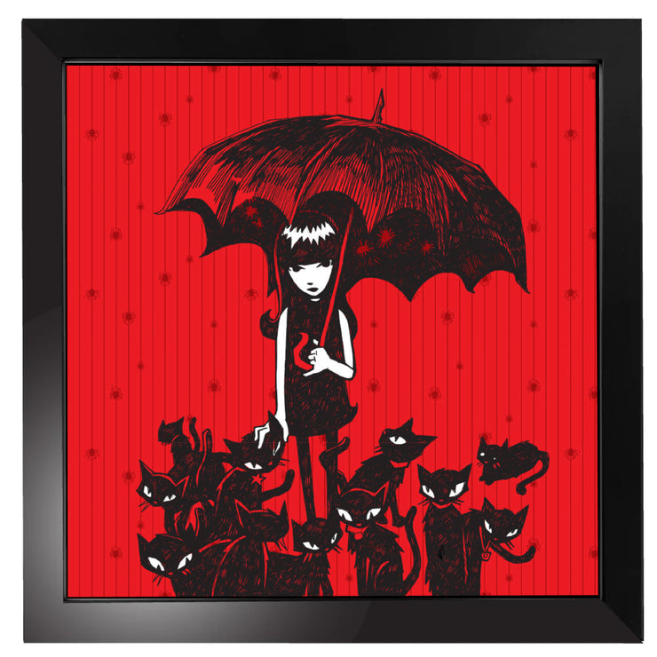 Rainy Day 12x12" Art Print Framed or Unframed