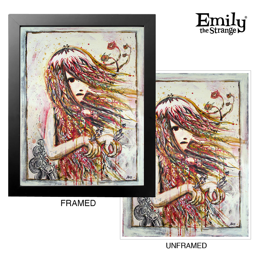 1000 Brushes Before Bedtime, #13/25 11x14 Emily The Strange Art Print by on sale Buzz Parker Limited Edition Brushing Hairy Hair LOST CAT Night