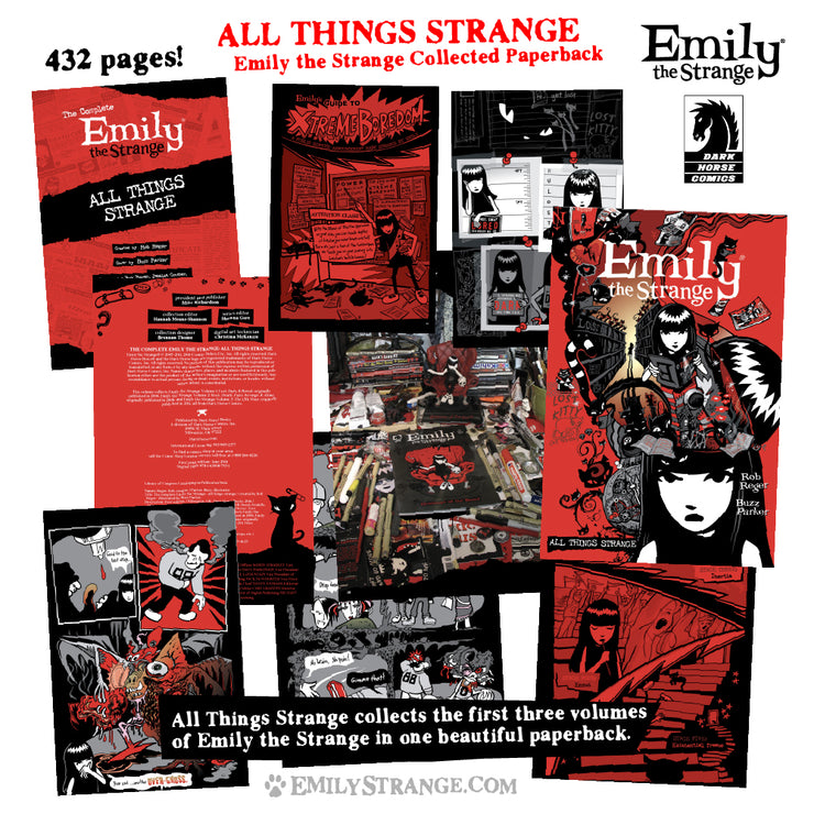 All Things Strange Paperback +20 Emily Stickers